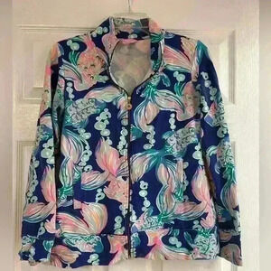 Lilly Pulitzer Womens XS zip up top